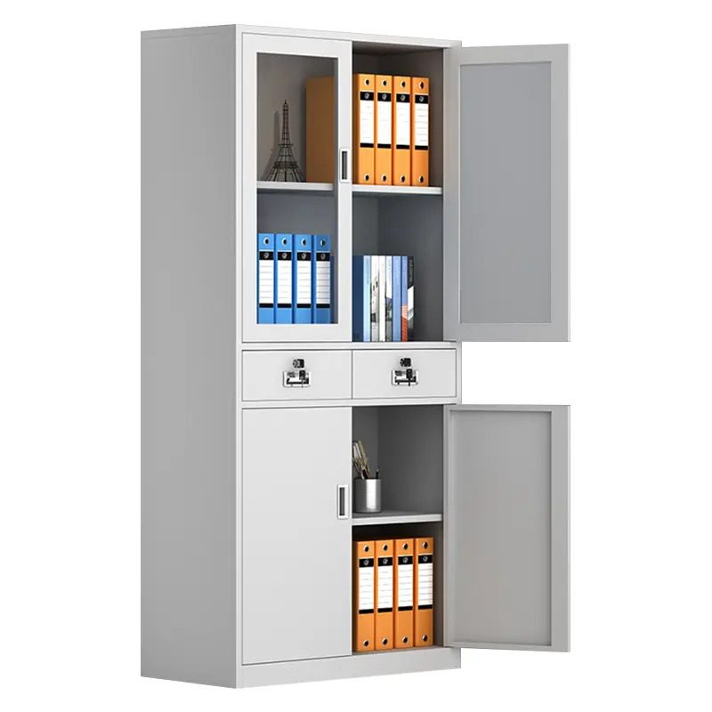 2 Door half glass office cabinet - Image 6