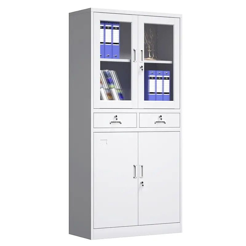 2 Door half glass office cabinet Our extensive collection of 1800MM executive office desk come in range of designs and styles, from classically styled wood to contemporary glass. You can take your pick from a range of finishes, shapes and sizes too, so you shouldn't struggle to find something to suit your individual tastes. if you want to boost your business' organization and productivity, you can also take advantage of our space planning option when you purchase 1800MM executive office desk. 100% SATISFACTION :  We offer you professional customer service both before and after your purchase.  Any problems during assembly or any questions about this executive desk, please feel free to contact us, we will give you response within 24 hours. Our 1800MMexecutive office desk comes a long with a side return table measuring 1.2 meters long and 2- drawer pedestal for sorting and storing documents making your office space very impressive not only to you but also to the clients.