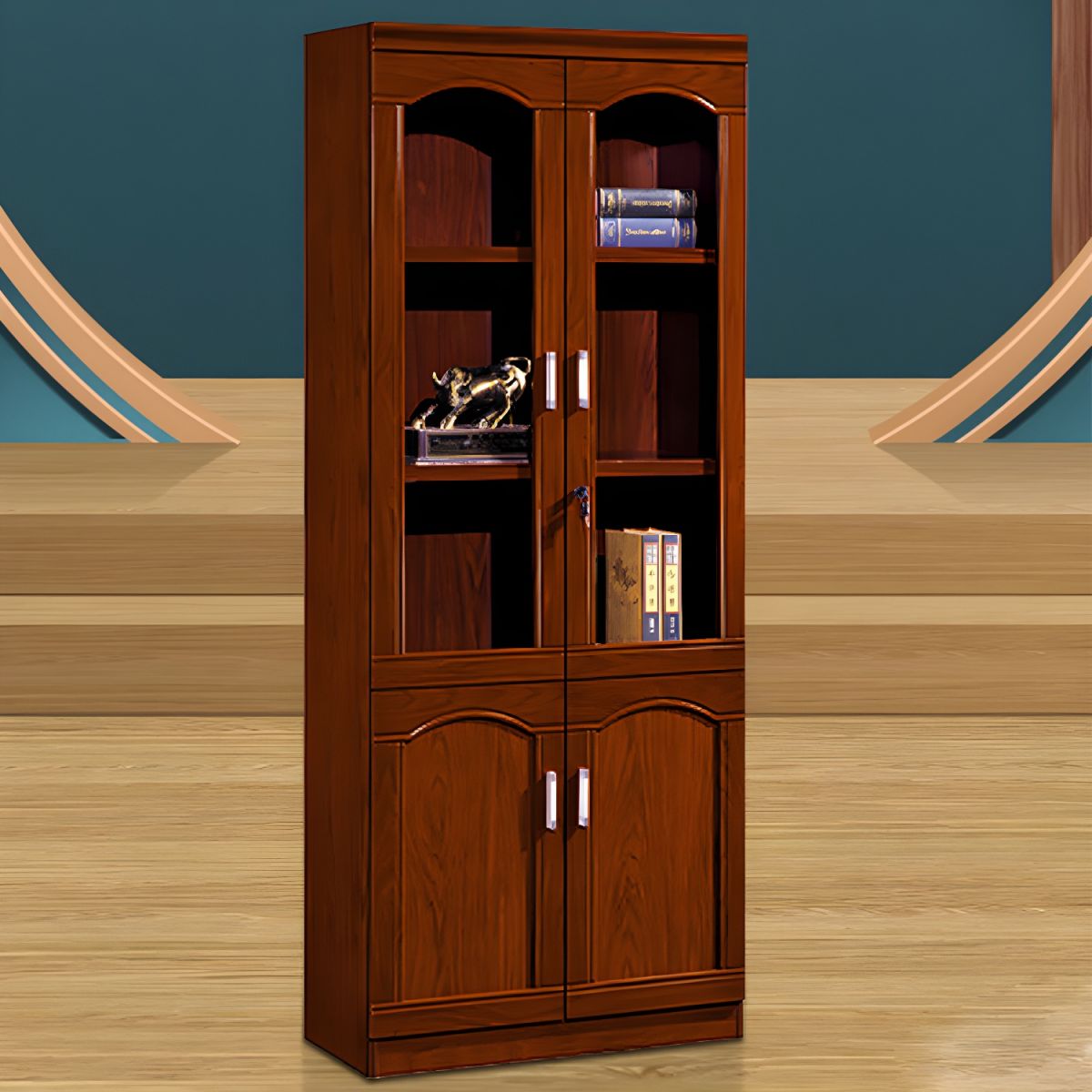 2-door storage filing cabinet