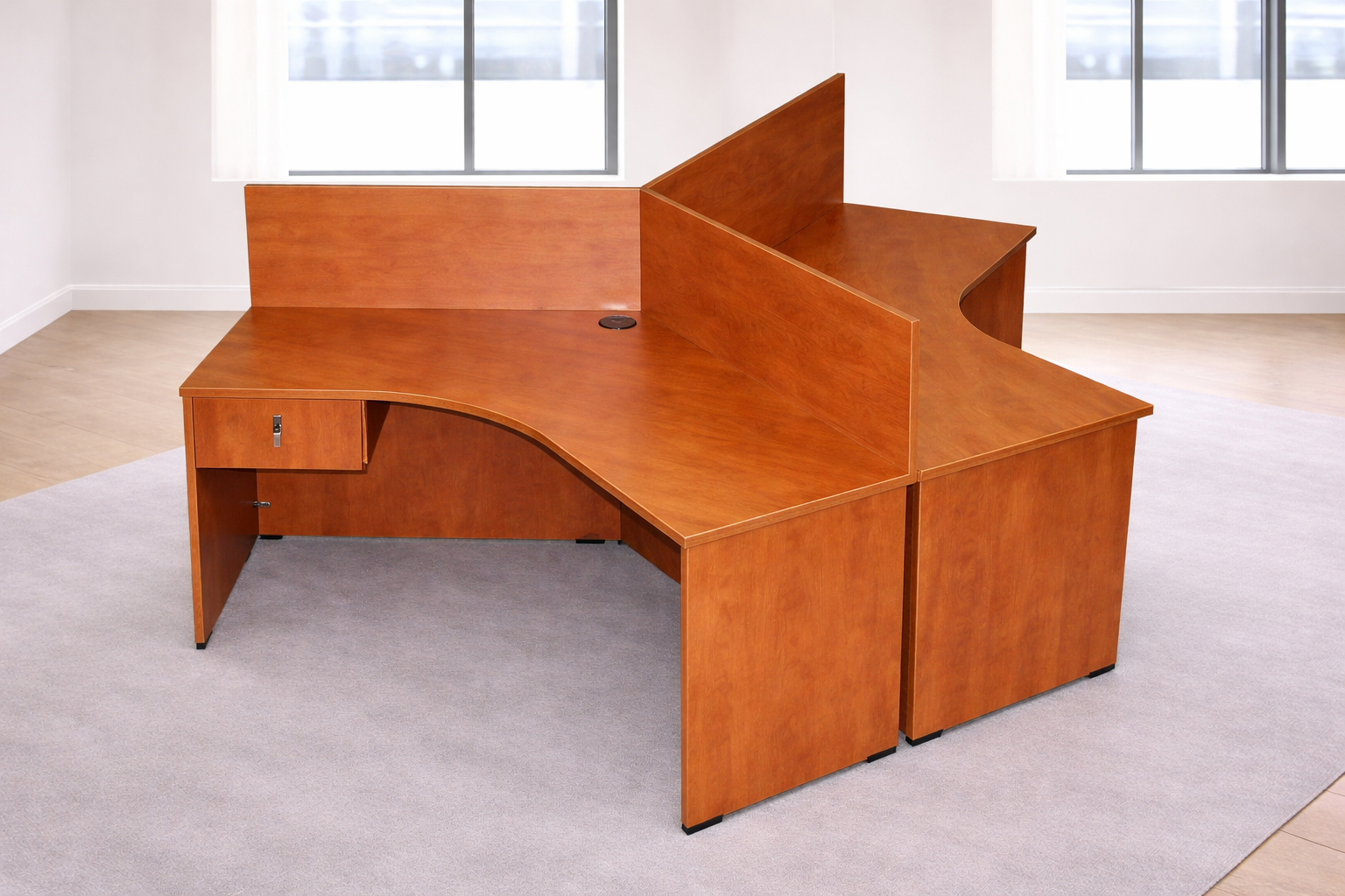 3 Way Office Workstation