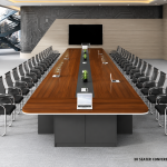 30 Seater Executive Boardroom Conference Table with Modern Wood Finish in Kenya