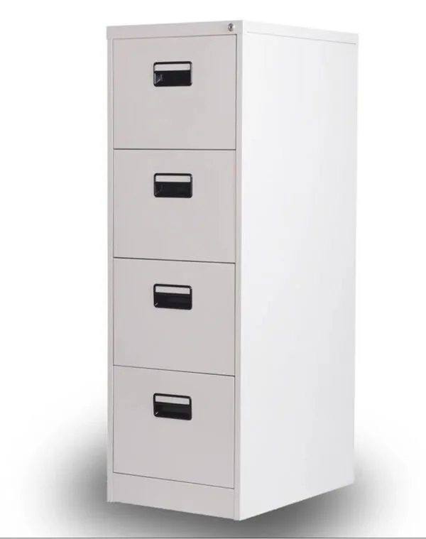 1-Key 4-Drawer Metallic Cabinet