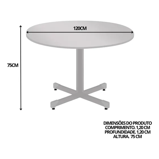 1.2m Round Meeting Table