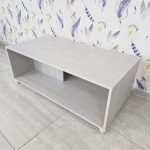 Modern Wooden Coffee Table with Open Shelf