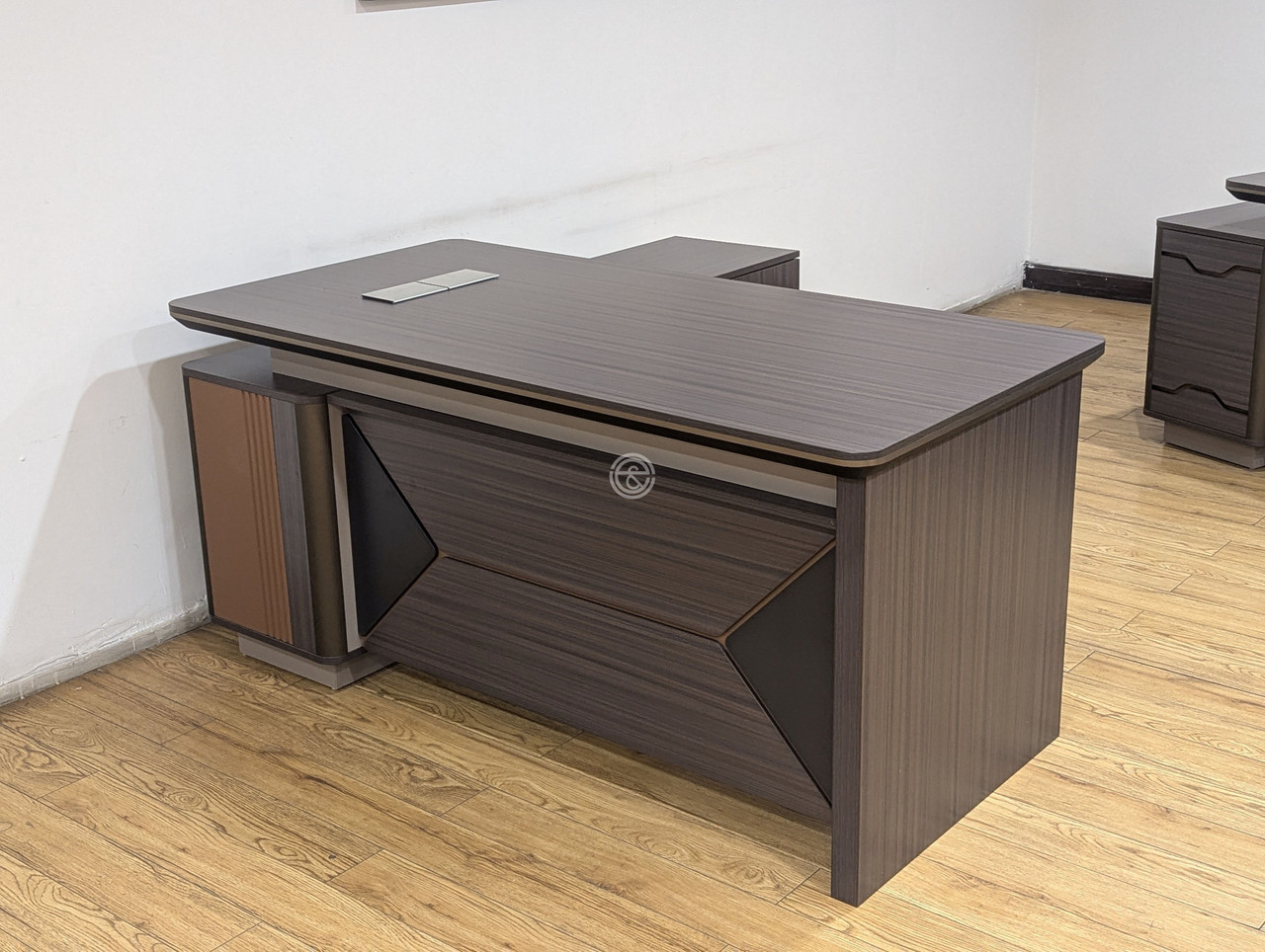 Marco Executive Office Desk with Side Storage Cabinet