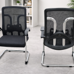 Ergonomic office conference chair with breathable mesh backrest