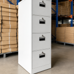 4 drawer steel filing cabinet with lock for secure office document storage in Kenya