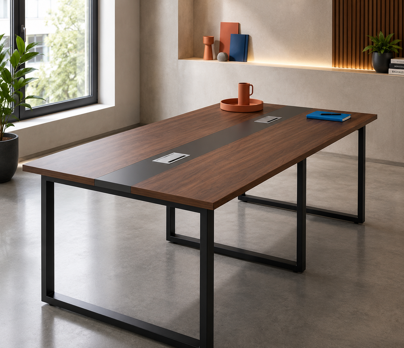 2.4M Boardroom Table | Modern Conference & Meeting Table