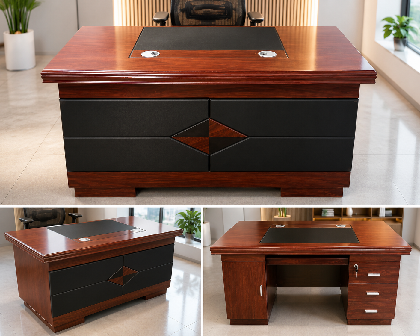 Executive Wooden Office Desk