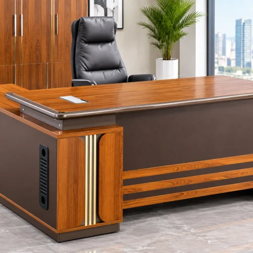 Executive Office Desk – Modern Wooden Managerial Desk Kenya